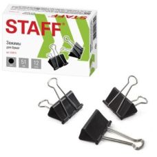 Зажимы для бумаг OfficeSpace 12шт.